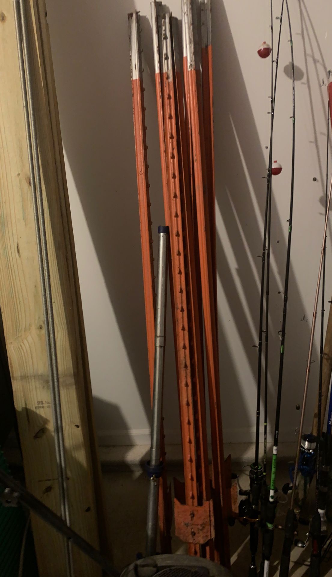 8ft long T post “7 of them total”