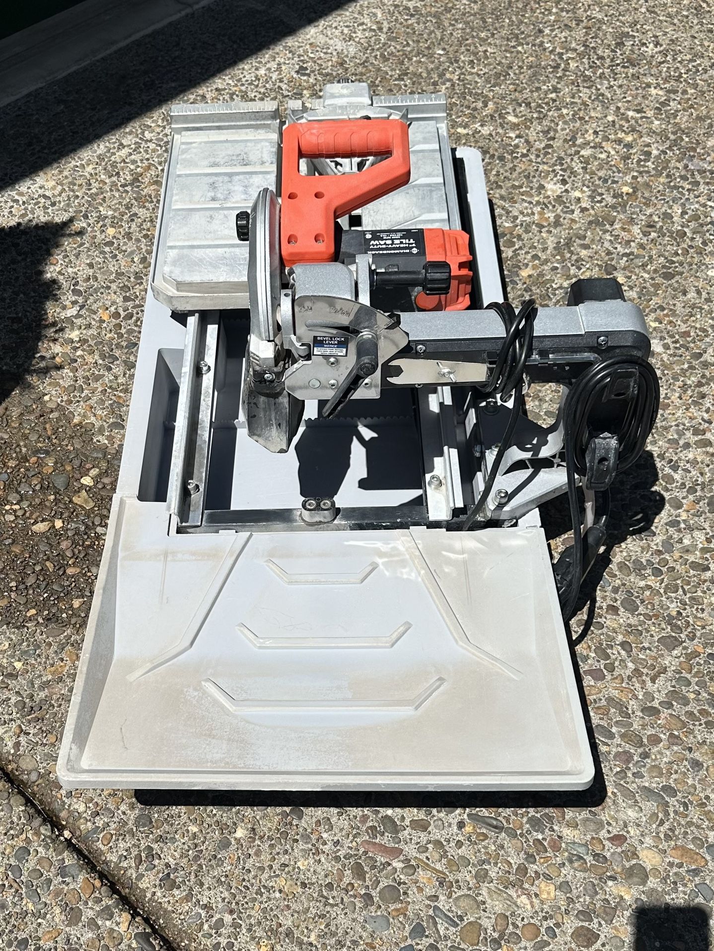 Tile Saw 7” w/Sliding Table
