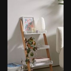 Three Tier Leaning Ladder Shelf