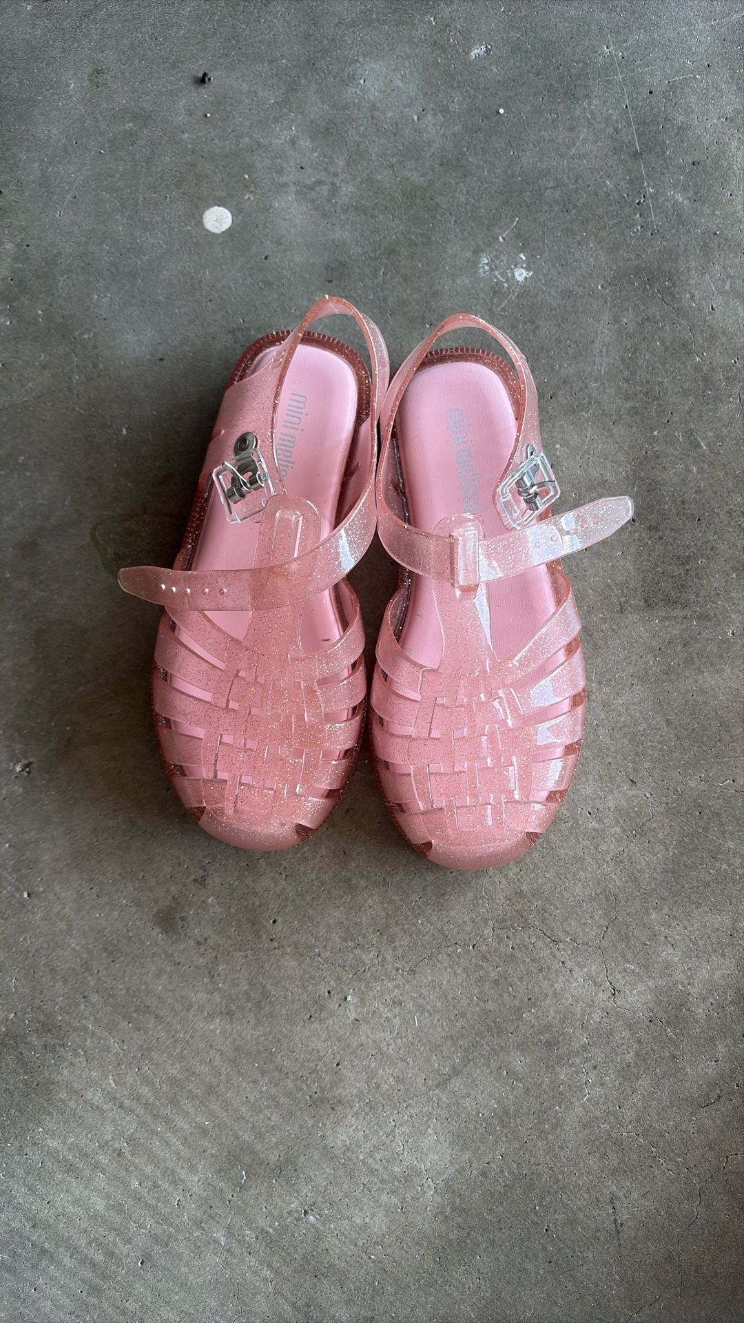 Mini Melissa Light Pink Sandals Size 11