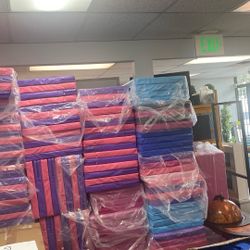 On Sale!! $30!! 6ft X 3ft Gymnastics Mats Available Pink/Black, Multi Pink/purple, Pink, Sky Blue