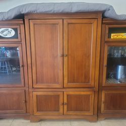 All wood cabinet