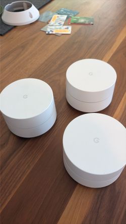 Google Wifi Mesh System (3-Pack) - Great Condition