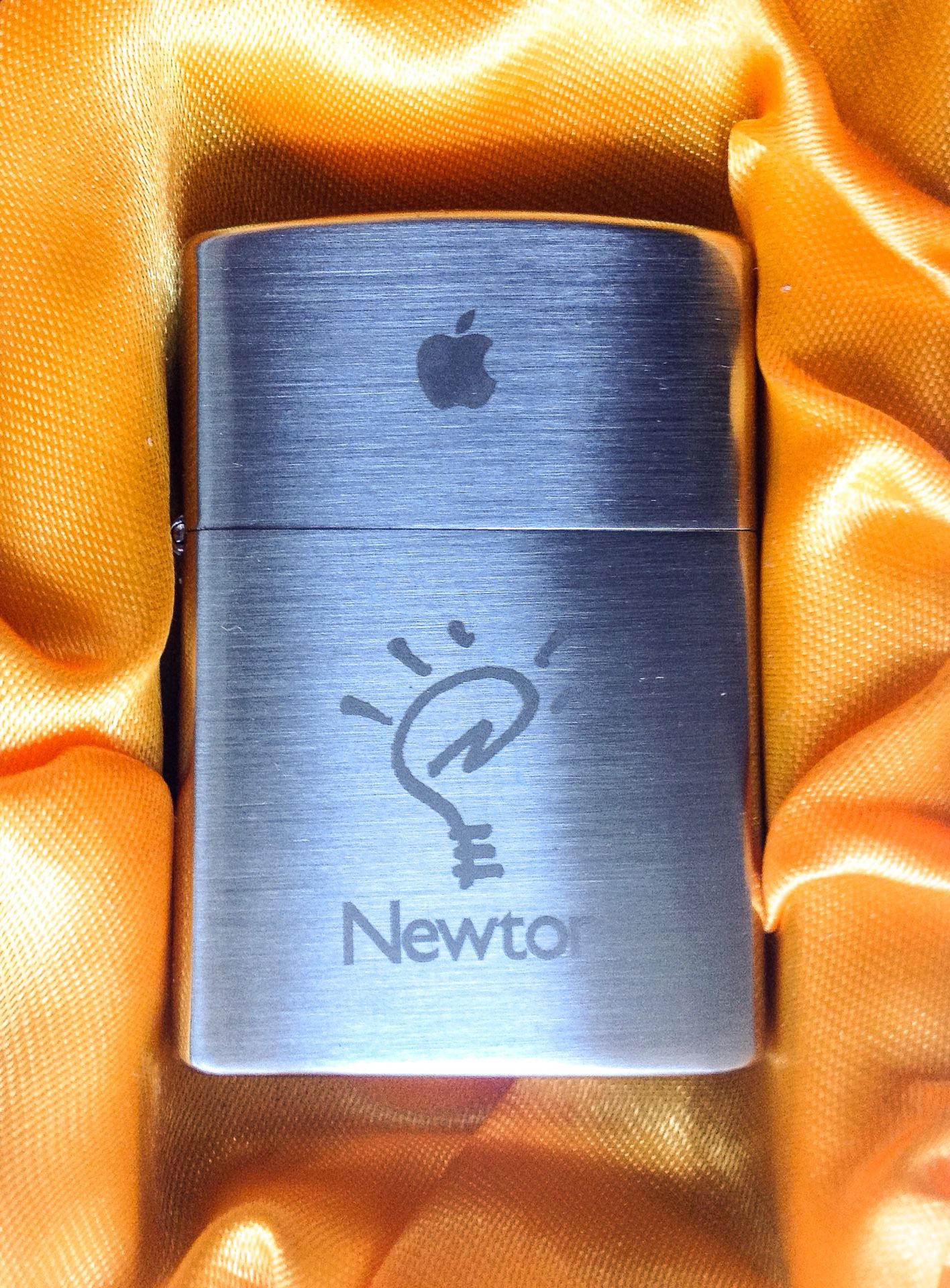 Zippo, Brand New, Extremely Rare Apple  Newton Zippo Collector's Item