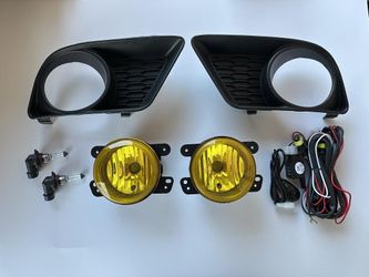 11-14 Dodge Charger Amber Fog Lights With Bezels + wiring & Switch