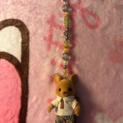 Calico Critters Keychain- Dad Kangaroo