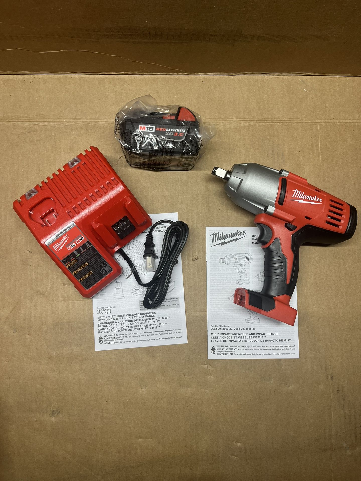 Milwaukee M18 1/2 High Torque Impact Wrench With Friction Ring