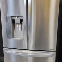 Fair Cosmetic Condition French Door Stainless Cooling And Freezing With Warranty 