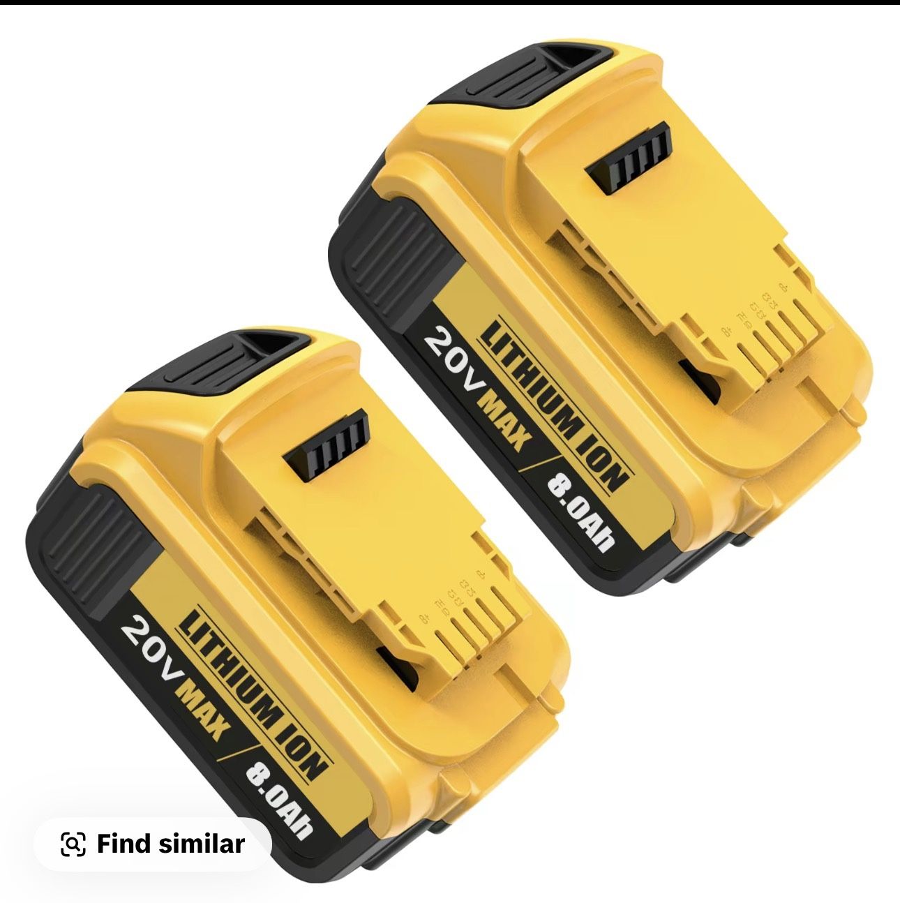 8.0Ah Lithium Battery replacement For Dewalt 20V