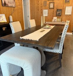 Dining table and chairs a