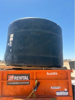 1550 Gallon Water Tank-Black