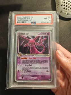 Espeon Ex Unseen Forces PSA 8