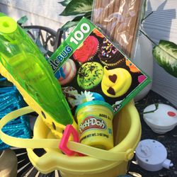 All New Pail, Puzzle, Playdo, , Squirt gun 