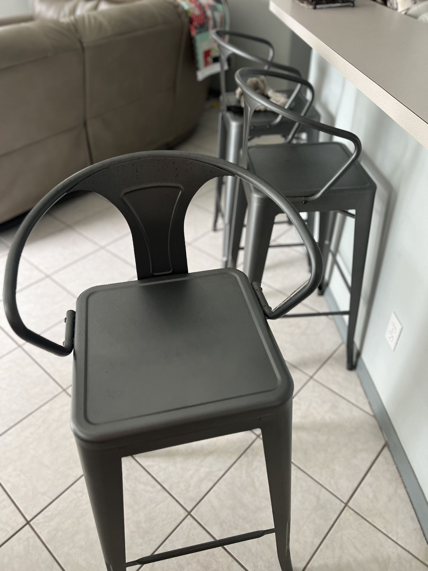 3 Greer Bar height Bar Stools