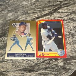 Bo Jackson Kansas City Royals Baseball Cards