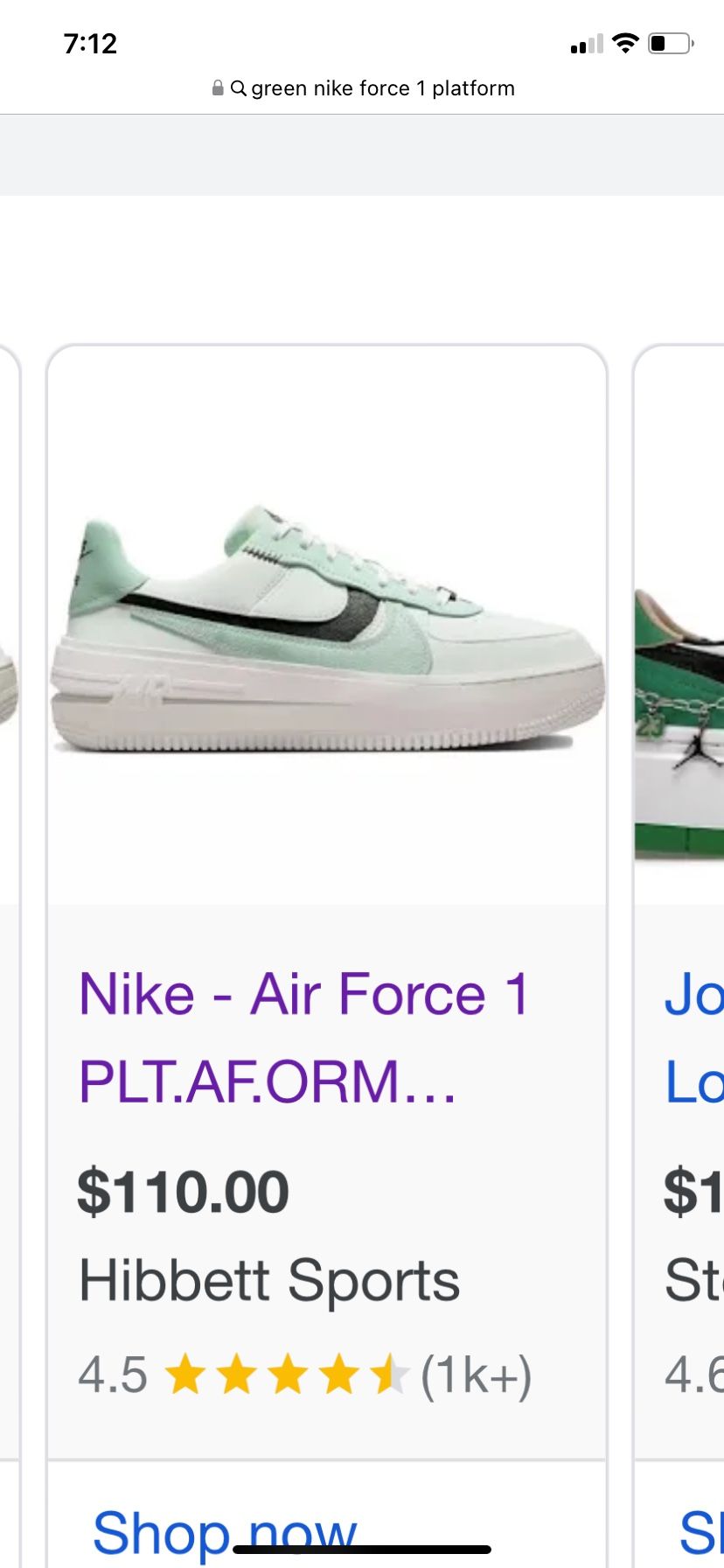 Nike Air Force 1 Platform