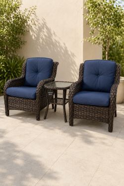 3-Piece Outdoor Wicker Patio Set – $129.99