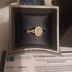 Real Diamond Engagement Ring