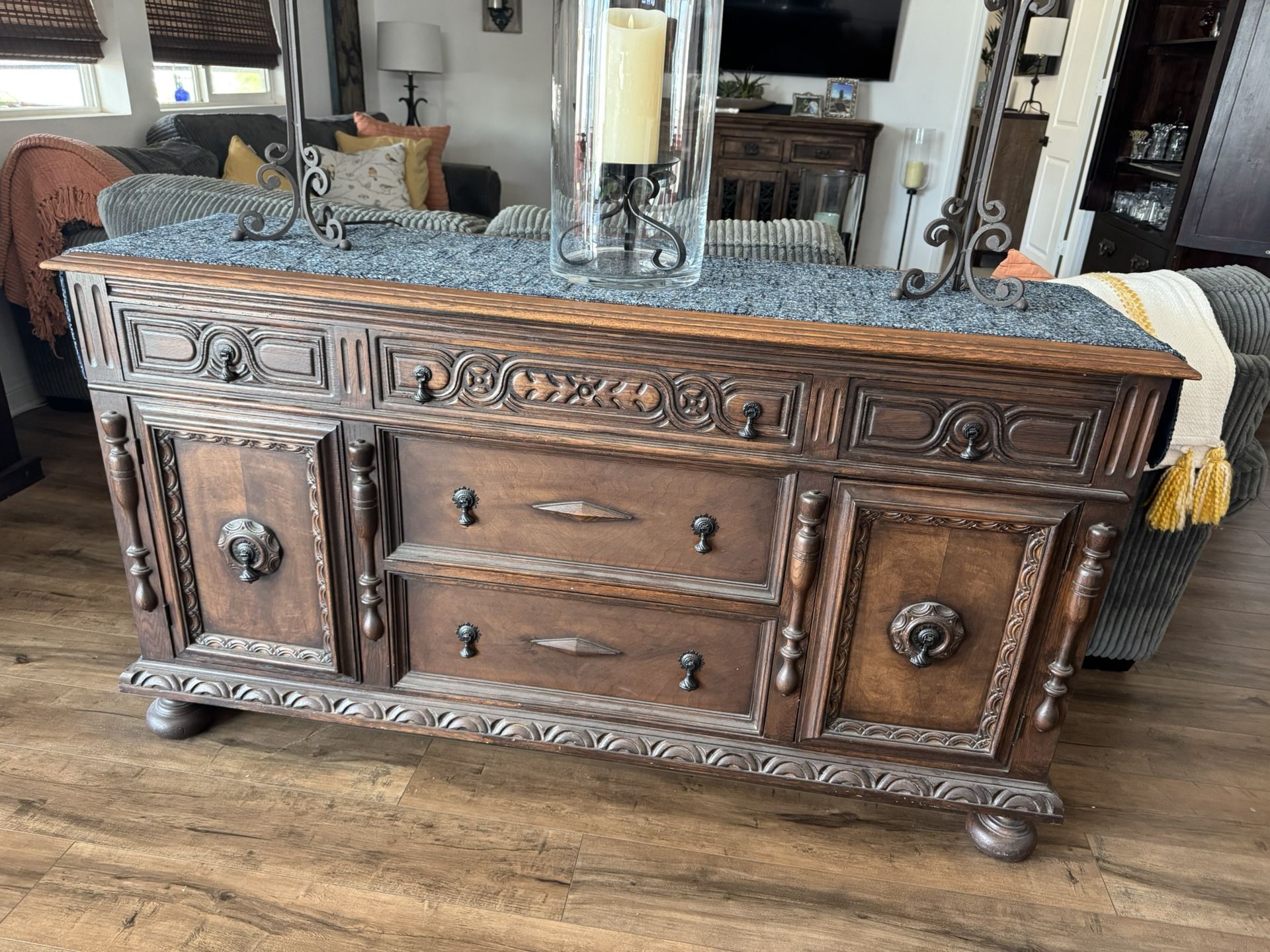 Vintage Spanish Sideboard 