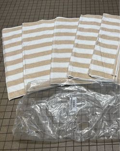 Huge lot cabana beach towels - new! Size 35x70 (9 unopened boxes, 36 towels each box) sold per dozen