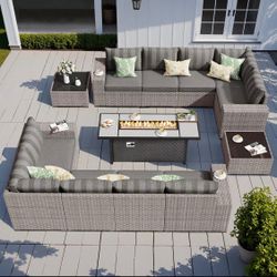 Brand New  Patio Outdoor Furniture Set  With Fire Pit 