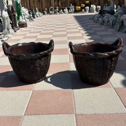New Flower Pots Made Out Of Cement