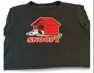 Snoopy cut off shirt