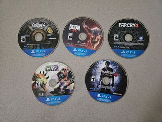 Five PlayStation 4 Games