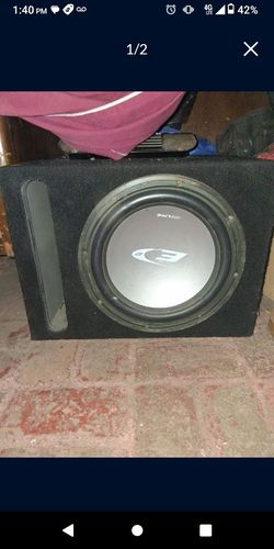 Subwoofer and amp