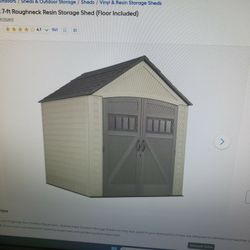 Rubbermaid Storage Shed (2) 8ftx 13ft Screen Gazebo (3) Coleman Screed Tent. 