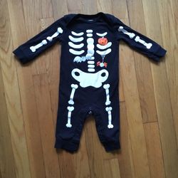 Carter’s Baby Halloween Skeleton Jumpsuit
