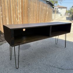 Custom Made Rustic Wood Storage Table