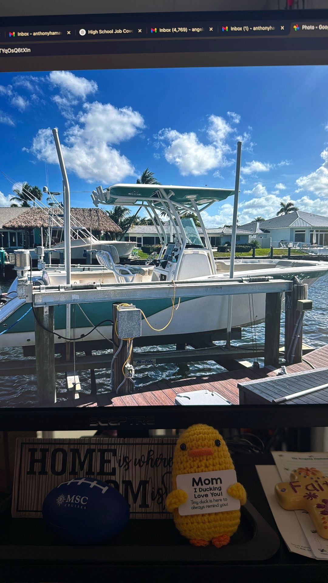 Hi-Tide 16,000lb Boat Lift Used