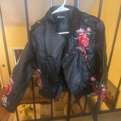 Girls leather jacket