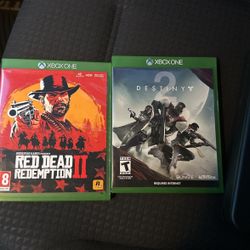 Xbox Games RDR2 and Destiny 2