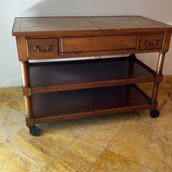 Mid-Century Barnard & Simonds roller table