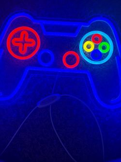 Gaming Controller Neon LED Wall Sign