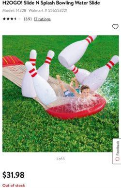 Slip and Slide Bowling