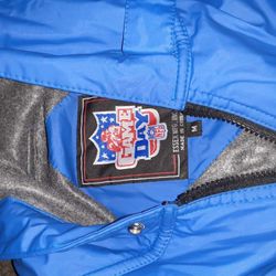 Vintage Game Day Buffalo Bills Rain Coat W Fleece Lining