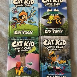 Cat Kid Comic Club: Books 1-4, by Dav Pilkey