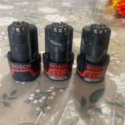 Bosch 12 Volt Battery Lithium 