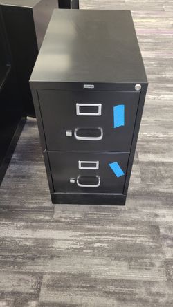Black Metal File Cabinet