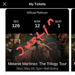 Melanie Martinez Tickets | Mon May 20