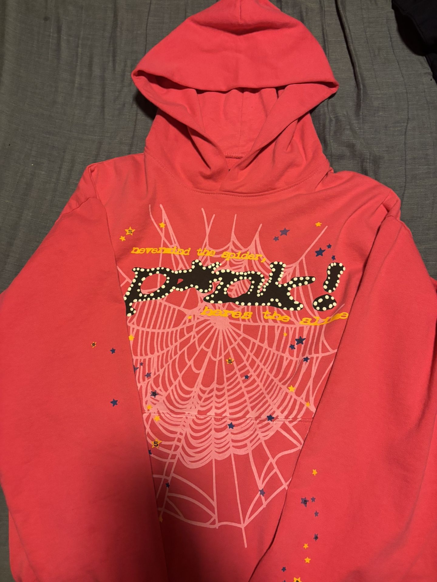 Sp5der Pink Hoodie (Large)