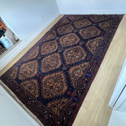 Afghan-style Rug 6"x10"