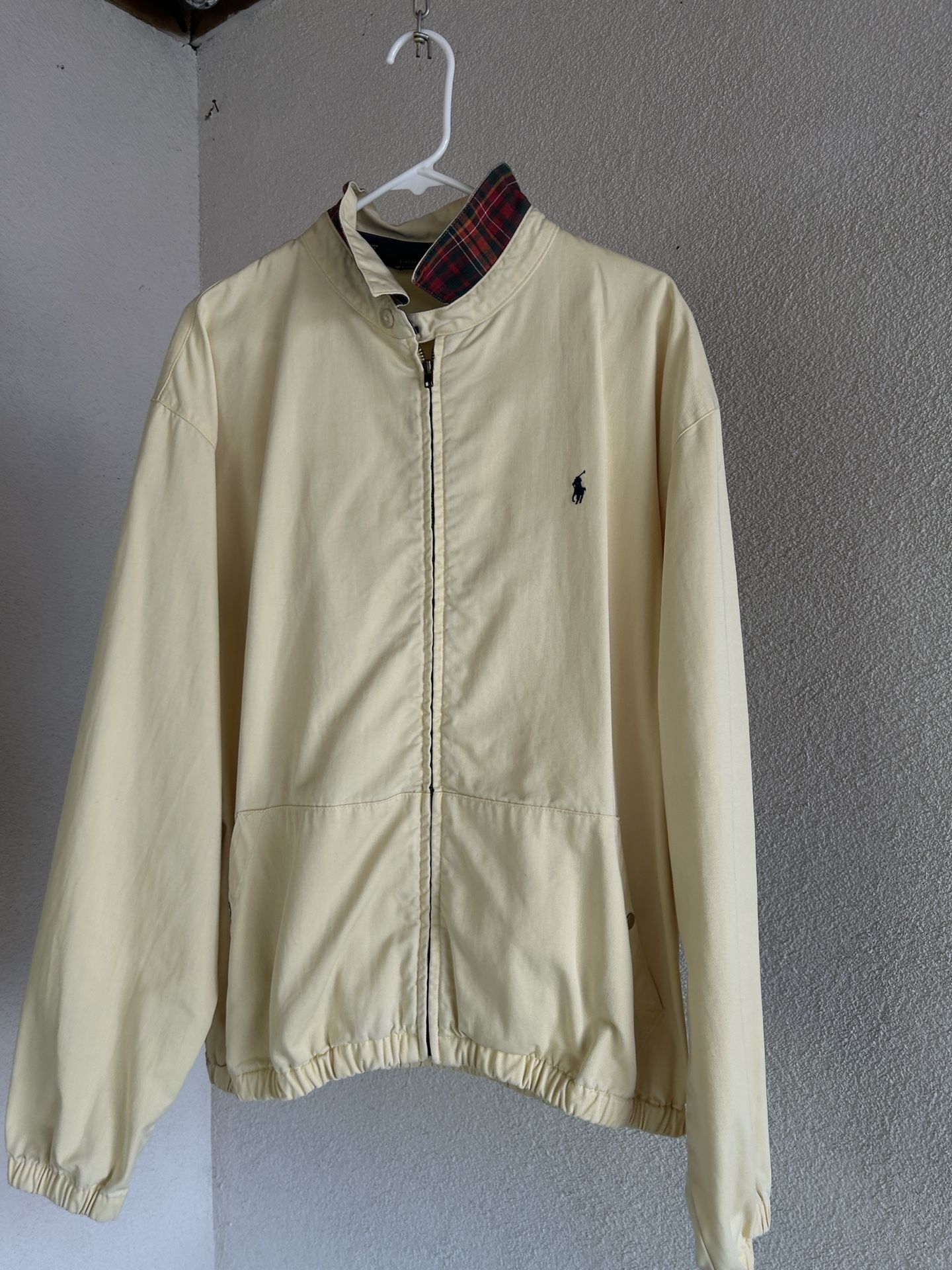Vintage 90s Polo Ralph Lauren Tan Light Jacket