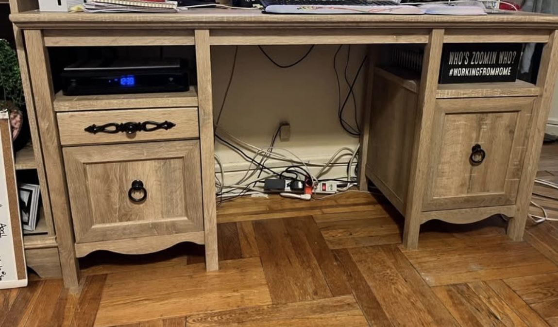 Matching Desk And TV Stand