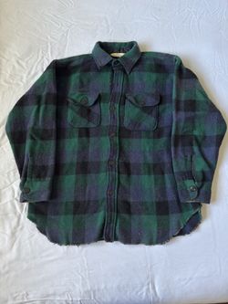 Vintage Wool Pendleton Like Flannel 