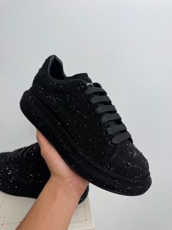 Black Sparkly Alexander McQueen Sneakers – $140