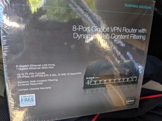 New 8Port Dlink VPN Router!!!!